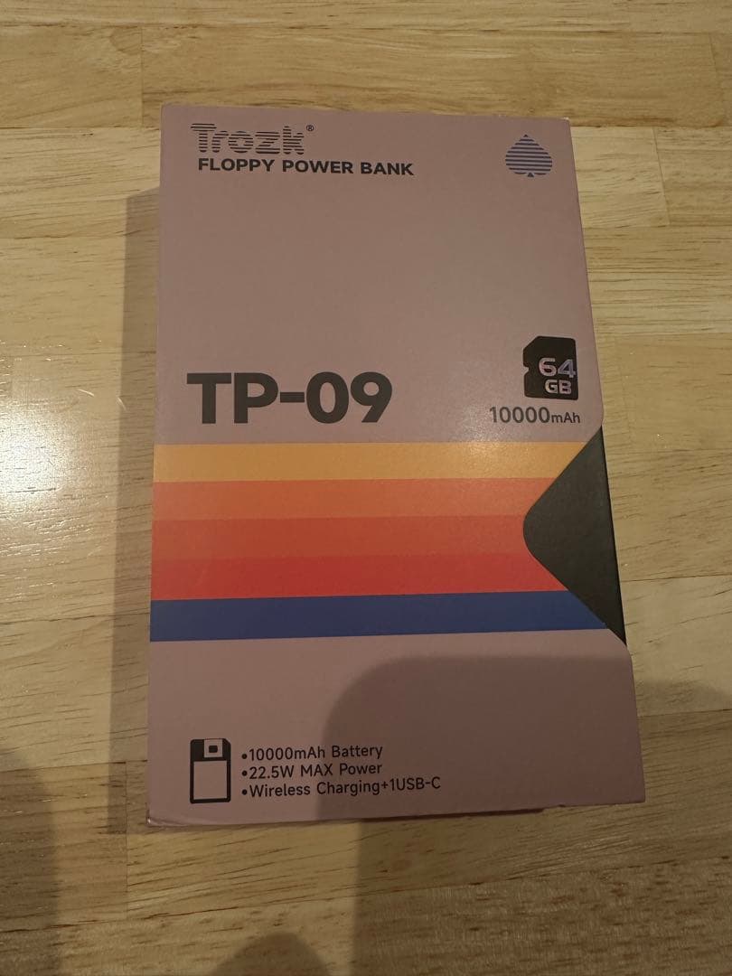 Trozkモバイルバッテリー TP09U レトロ10000mAh64Gストレージ