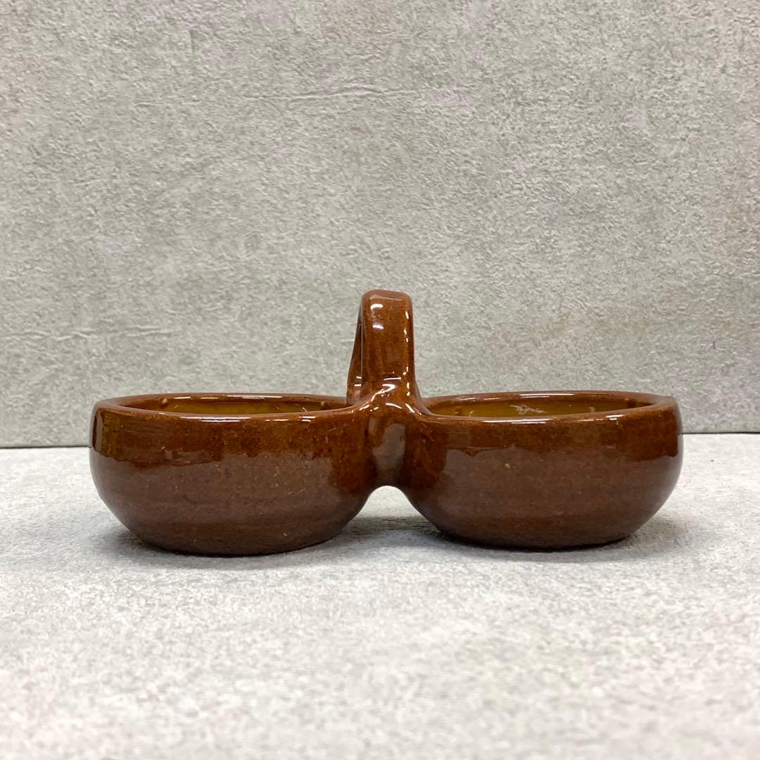 P 布志名焼 薬味入れ 4点 スリップウェア 小物入 民藝 レトロ インテリア