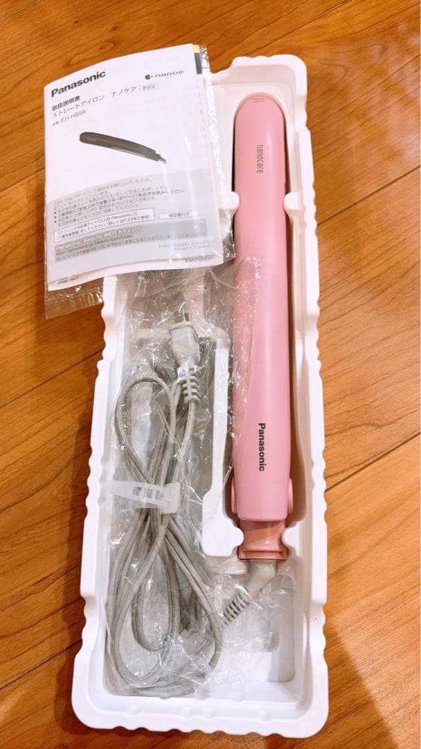 ヘアアイロン Panasonic EH-HS9A-P