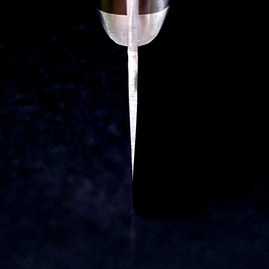 み*ん様 日本製 VG10 ダマスカス 三徳包丁185mm 黒柄 G1756E