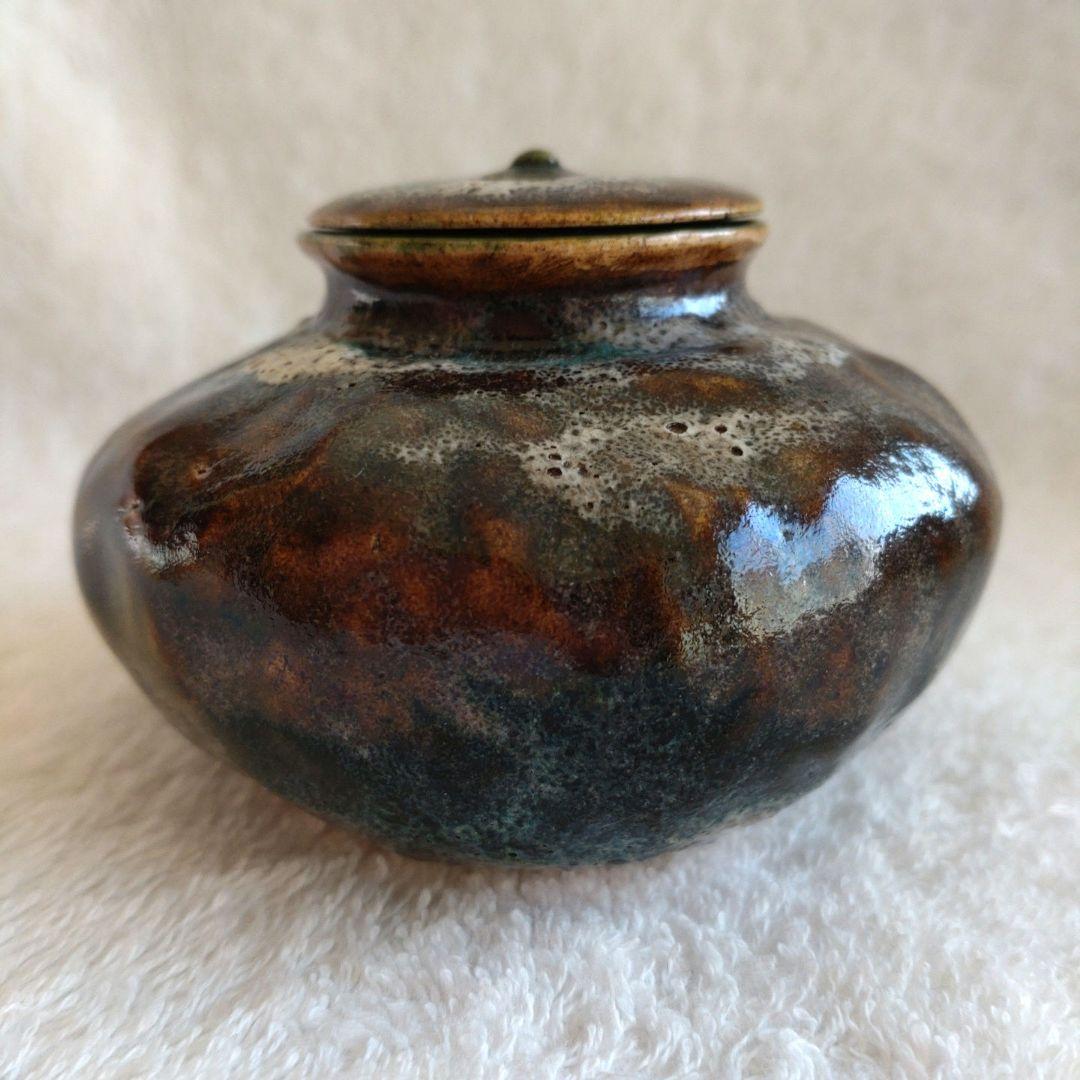 陶器　茶道具　茶器　替え茶器　共蓋　丹入造　紙箱