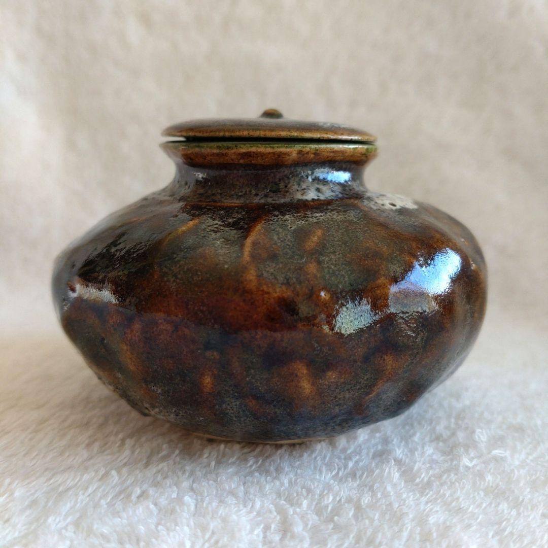 陶器　茶道具　茶器　替え茶器　共蓋　丹入造　紙箱