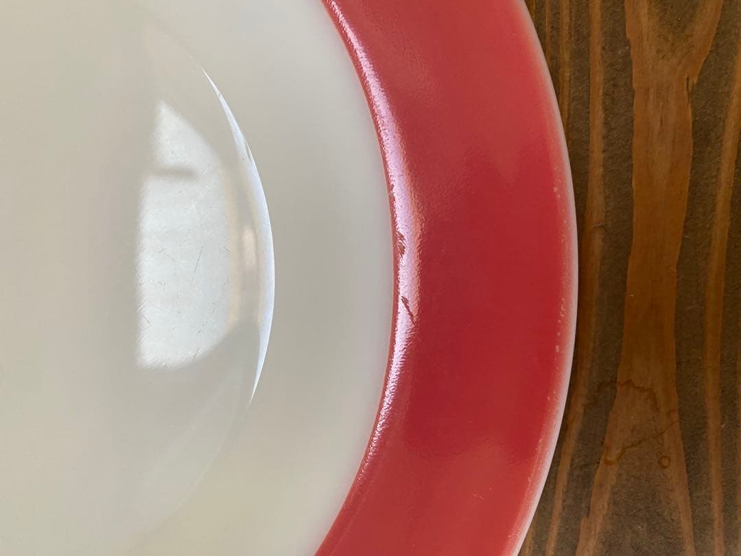 貴重　オールドパイレックス・フラミンゴピンクシリーズ中皿3、カップ&ソーサー2