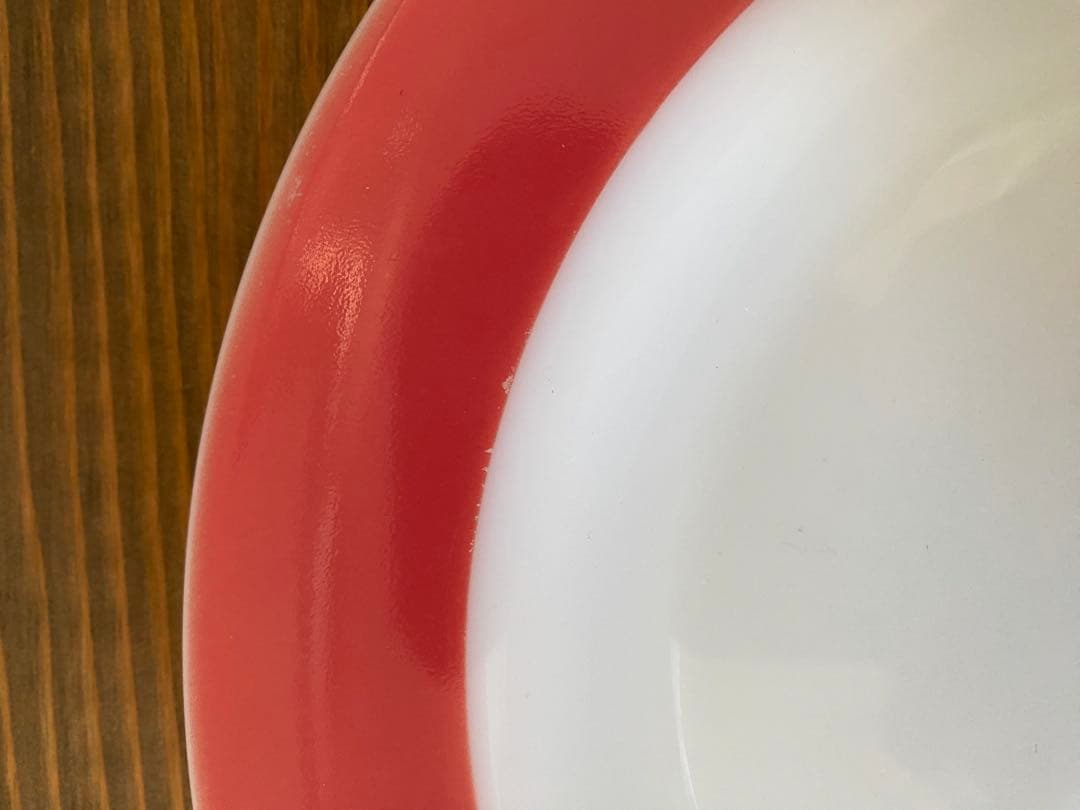 貴重　オールドパイレックス・フラミンゴピンクシリーズ中皿3、カップ&ソーサー2