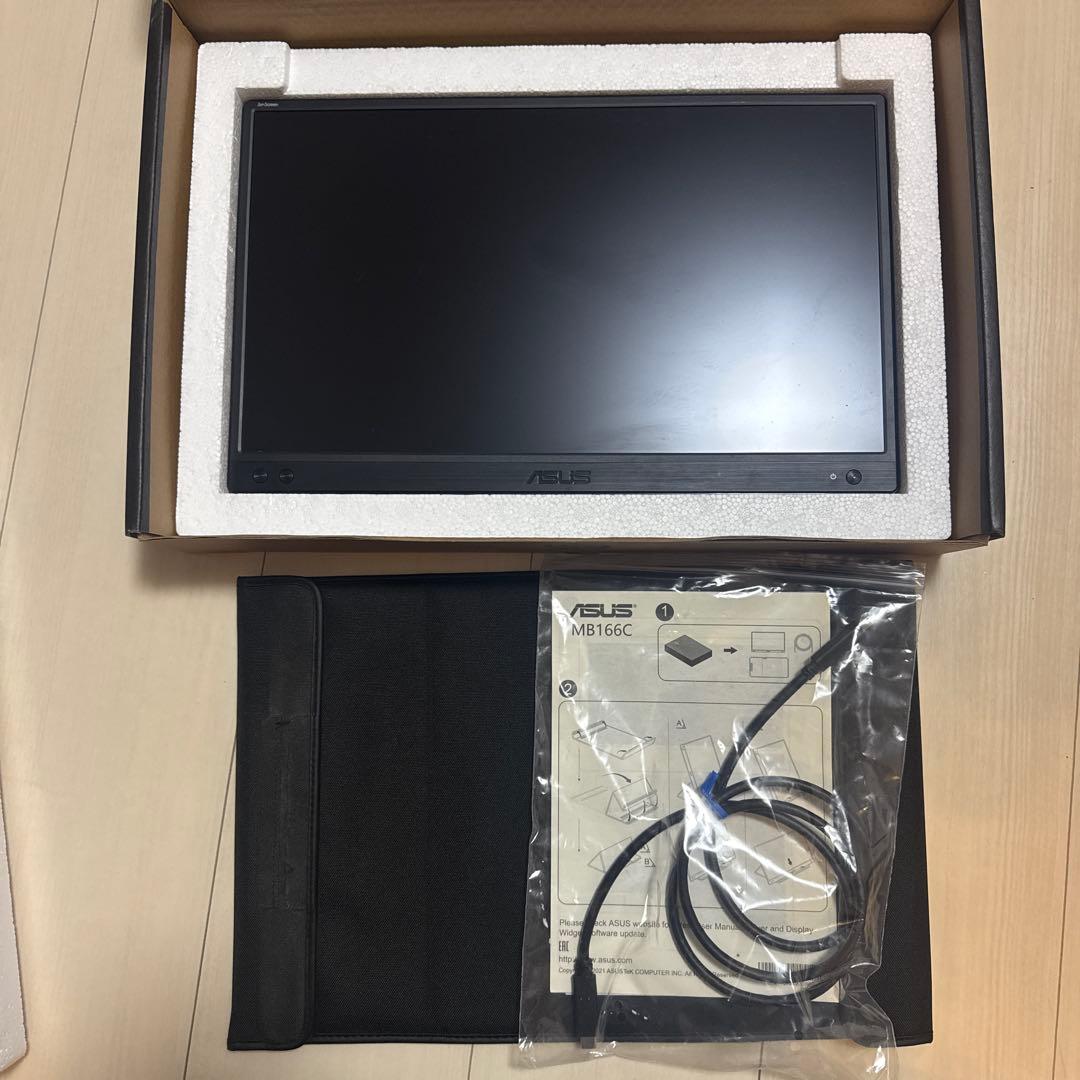 ASUS ZenScreen MB166C 15.6インチポータブルモニター