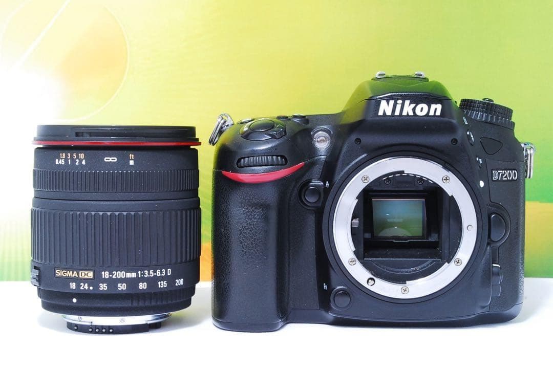 Nikon D7200 ＋SIGMA 18-200mm 高性能機 1本完結セット