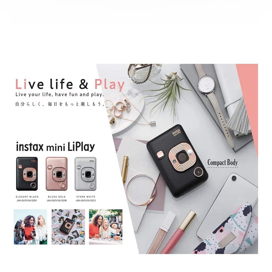 FUJIFIKM instax mini LiPlay エレガントブラック　本体