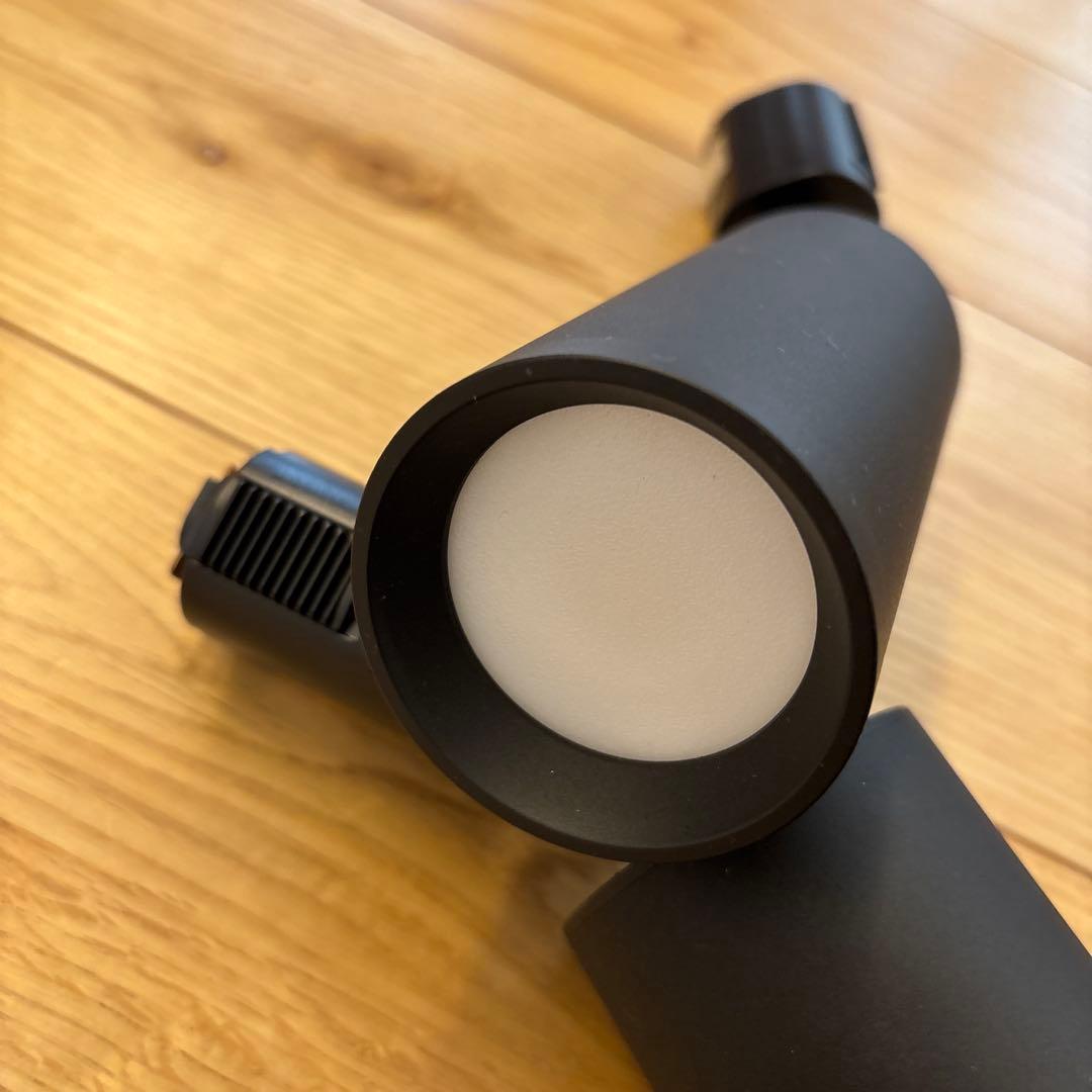 スポットライト E11 黒ブラック2個セットライト付き