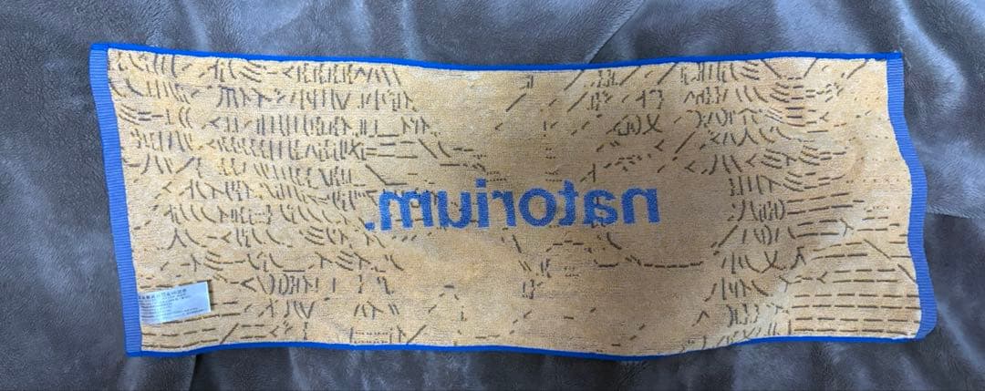 なとり ASCII art Towel ブルー アジアツアー タオル