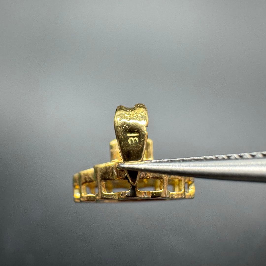 K18 サファイア ダイヤモンドペンダントトップ