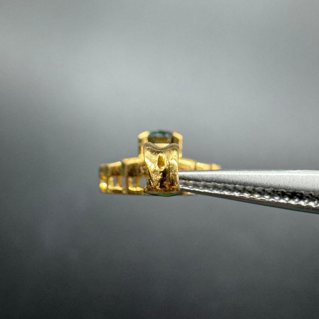 K18 サファイア ダイヤモンドペンダントトップ