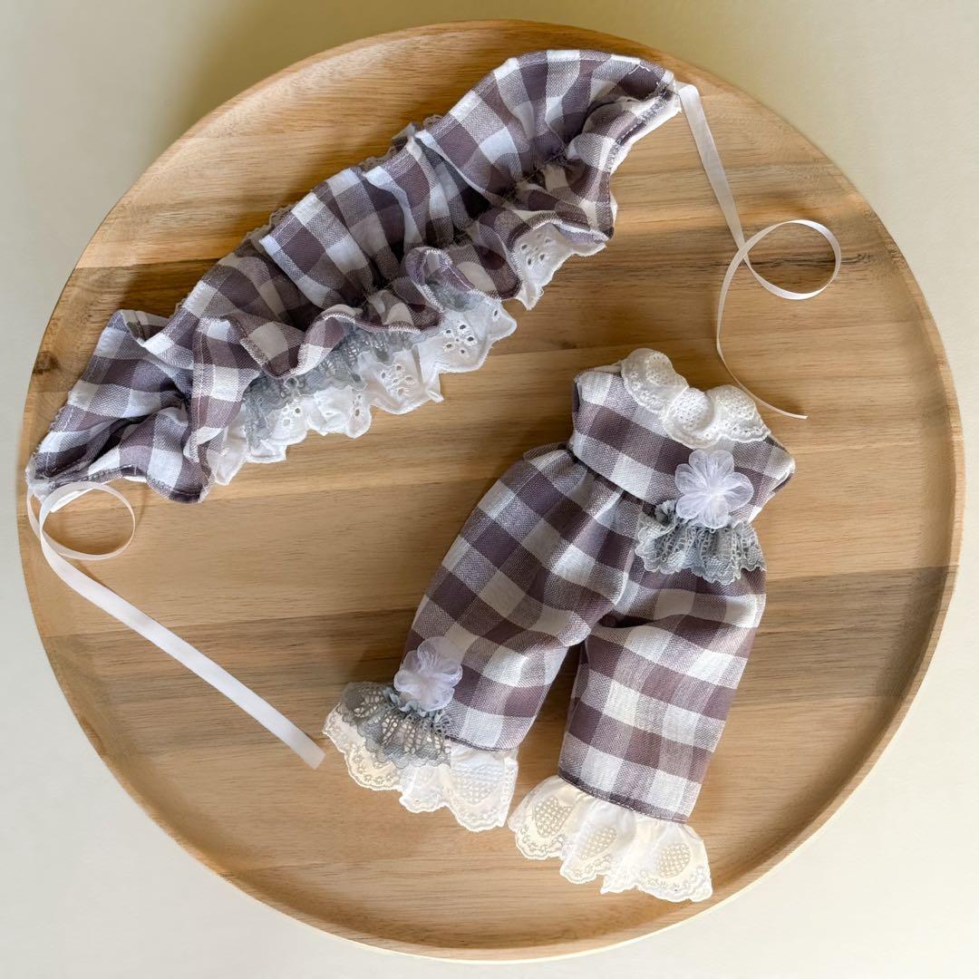 ブライス アウトフィット 服 ナチュラル アンティーク ヘッドドレス 2点セット