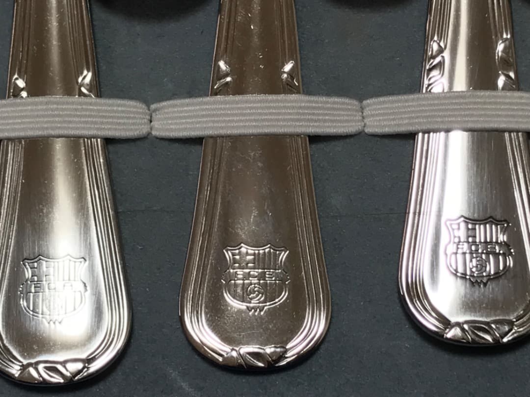 FCバルセロナのカトラリーセット