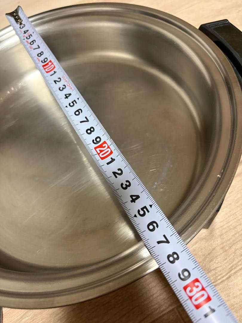 ウイスコ　INKOR インコア 無水鍋 28cm ステンレス 両手鍋 蓋付き