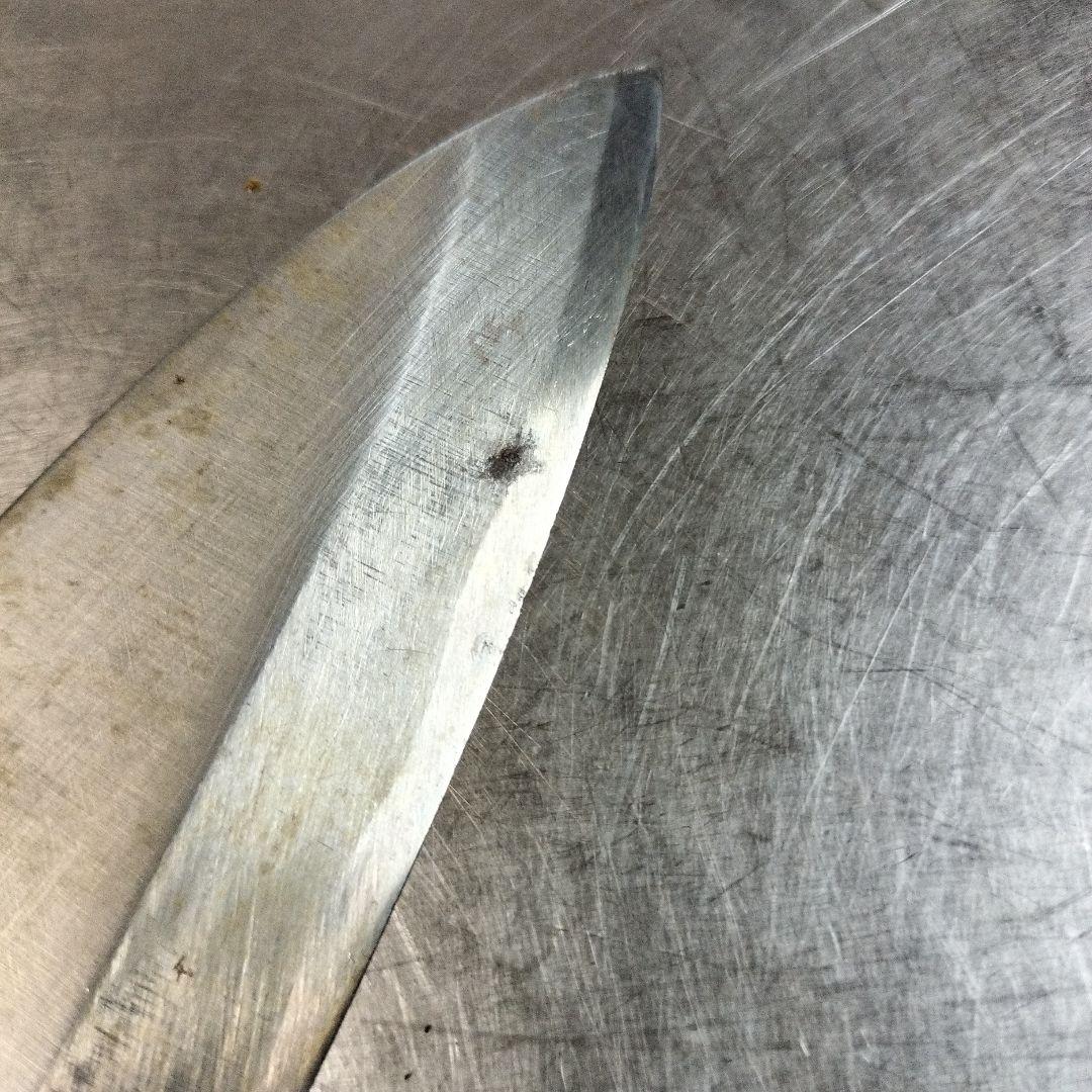 堺　兼近　日本製 出刃包丁 木製ハンドル