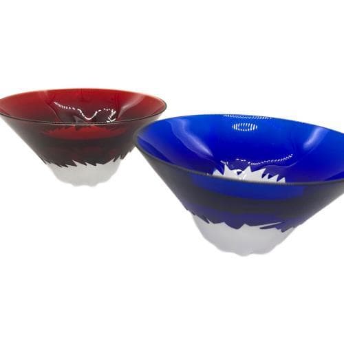 田島硝子 盃 ペア 江戸硝子 おちょこ 富士山祝盃 TG13-013-2 00