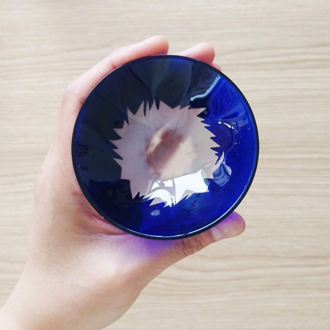 田島硝子 盃 ペア 江戸硝子 おちょこ 富士山祝盃 TG13-013-2 00