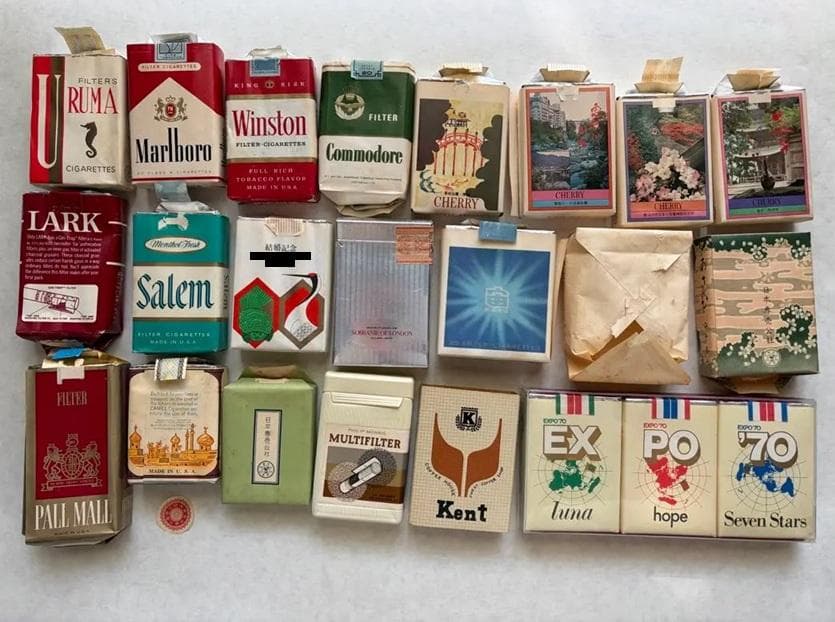昭和レトロ たばこパッケージまとめ EXPO70 ゴールデンバット チェリー