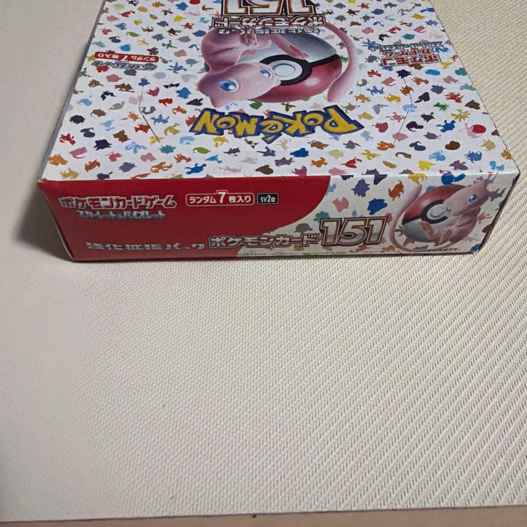 ポケモンカードゲーム 151 box シュリンク無し・ペリペリ有り
