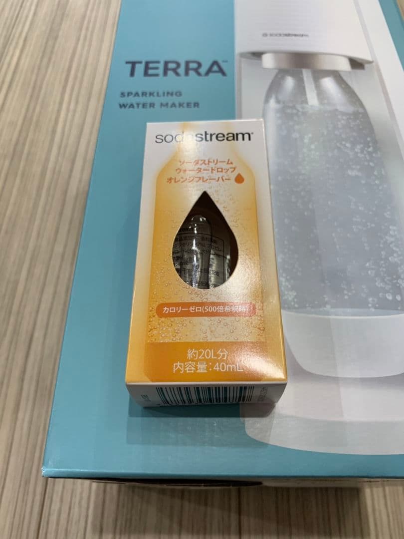 SodaStream TERRA 炭酸水メーカー シロップ付き