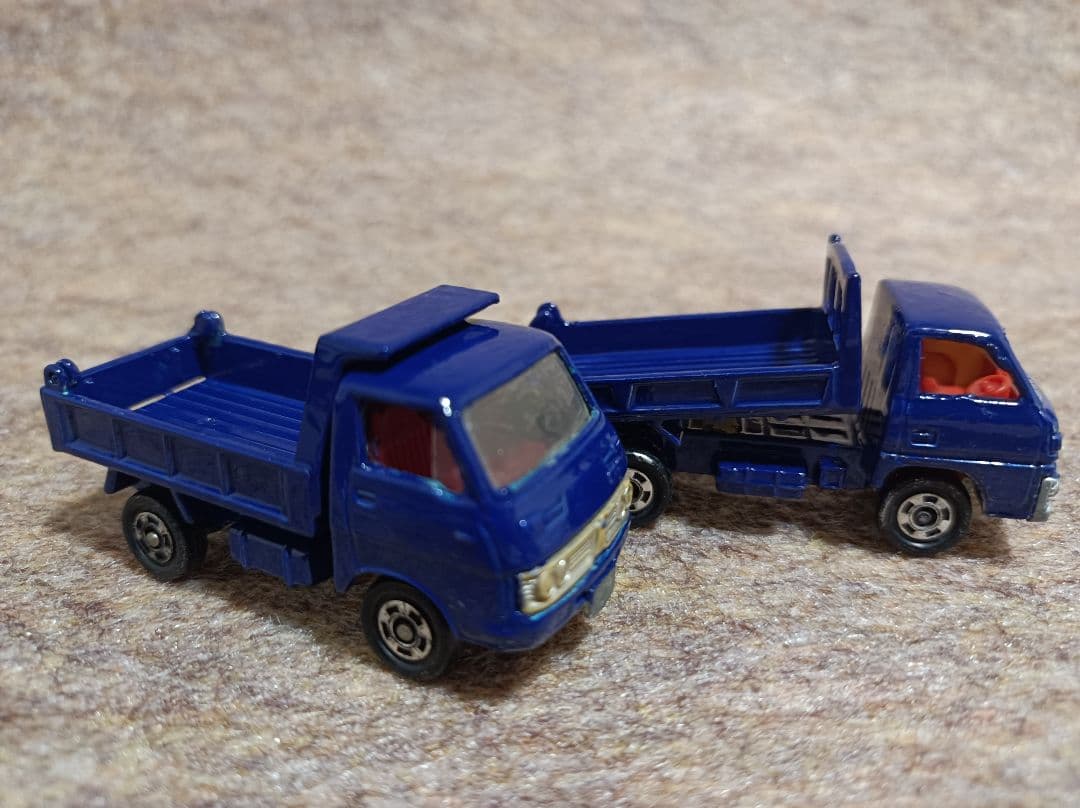 当時物　絶版トミカ　いすゞエルフ　三菱キャンター　リペイント済み