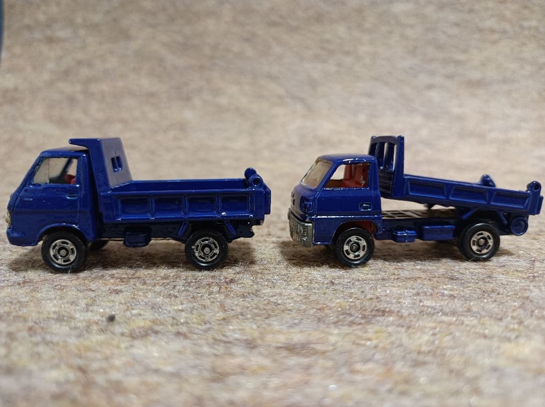 当時物　絶版トミカ　いすゞエルフ　三菱キャンター　リペイント済み