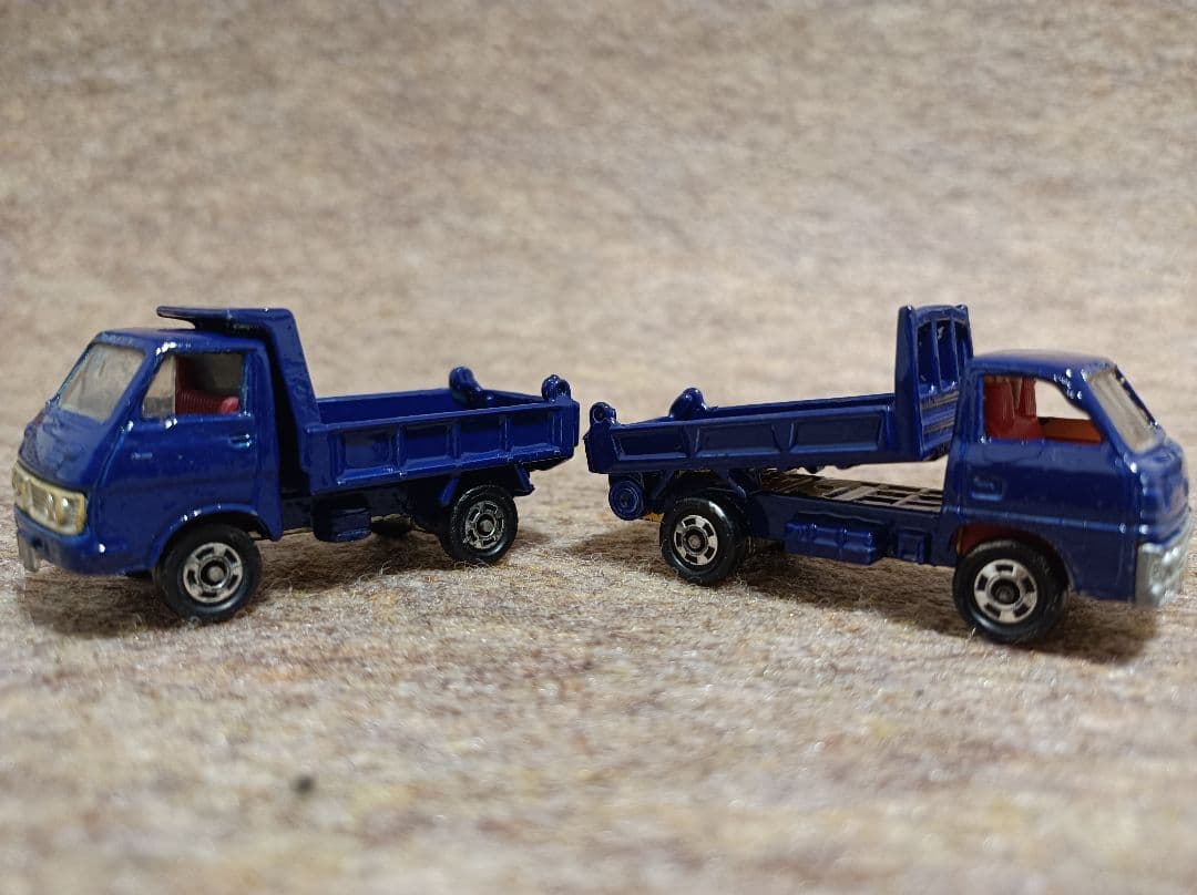 当時物　絶版トミカ　いすゞエルフ　三菱キャンター　リペイント済み