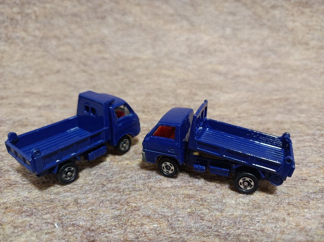 当時物　絶版トミカ　いすゞエルフ　三菱キャンター　リペイント済み