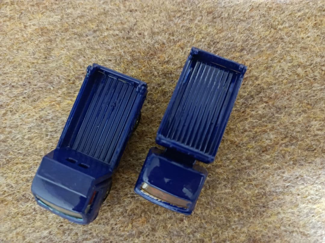 当時物　絶版トミカ　いすゞエルフ　三菱キャンター　リペイント済み