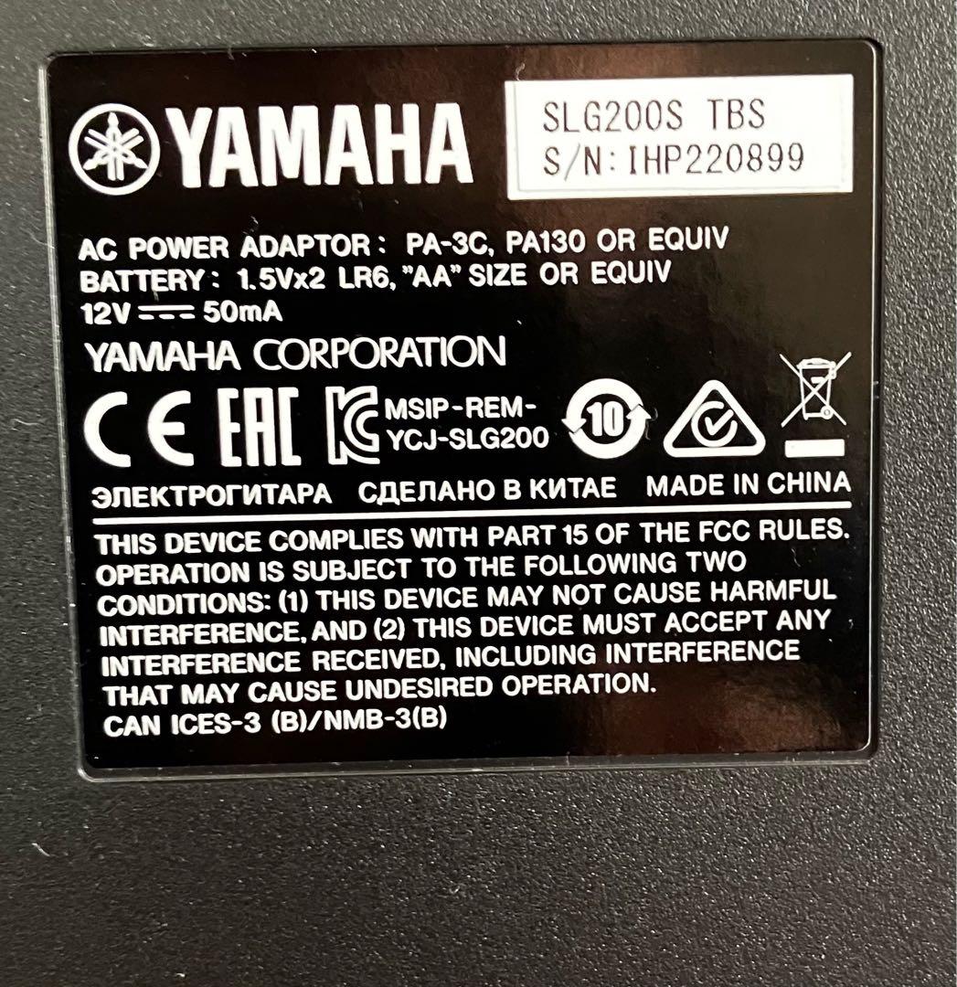 『初心者セット』YAMAHAヤマハ SLG200S TBS サイレントギター