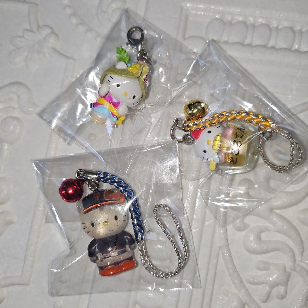 HELLOKITTY ご当地キティ 根付け ストラップ １０点 まとめ売り