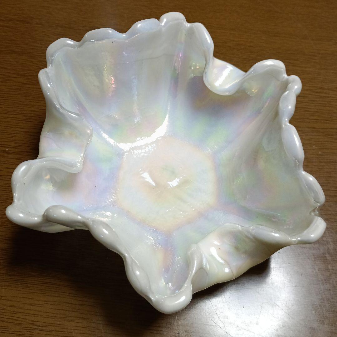 昭和レトロ♡パ－ルホワイト手作り2点