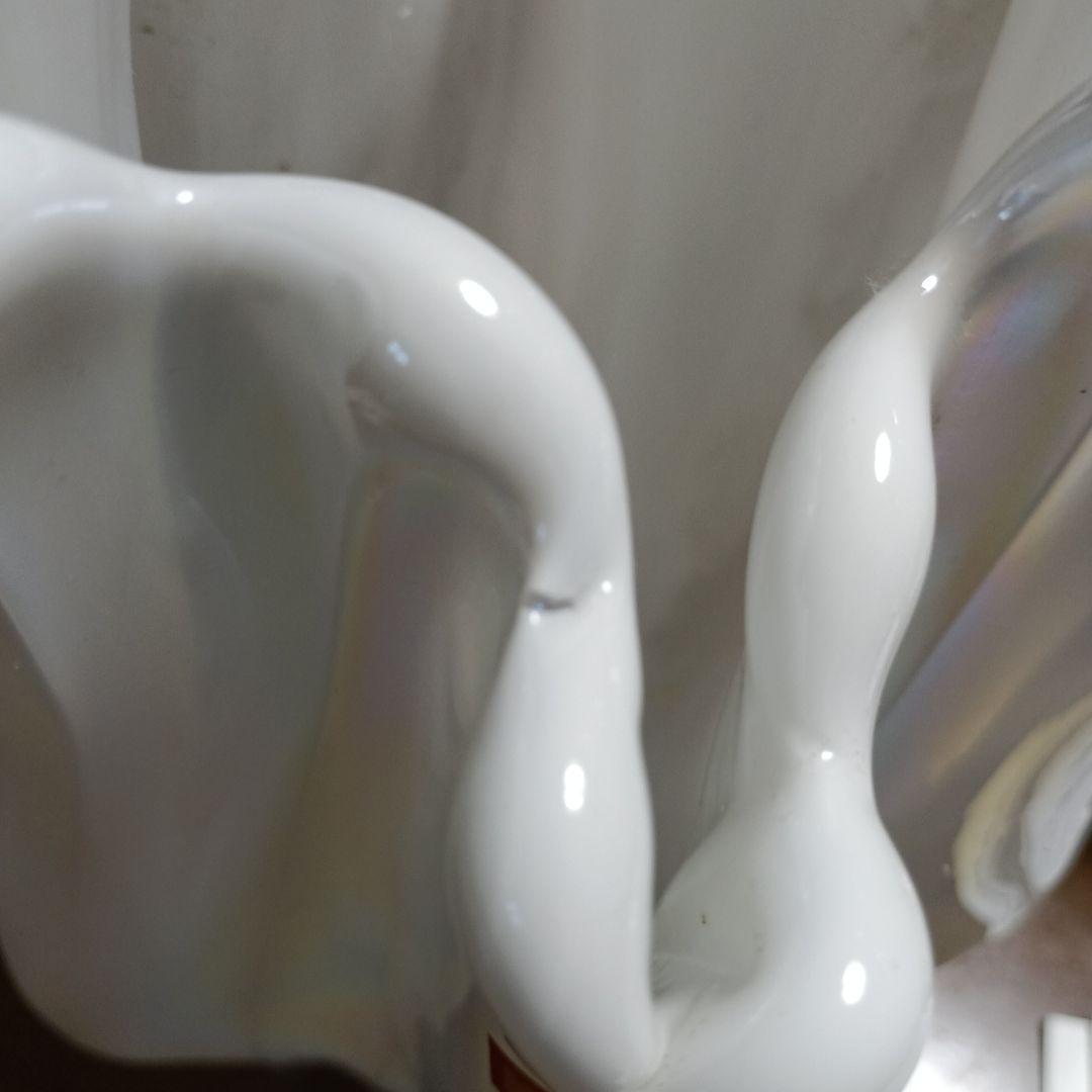 昭和レトロ♡パ－ルホワイト手作り2点