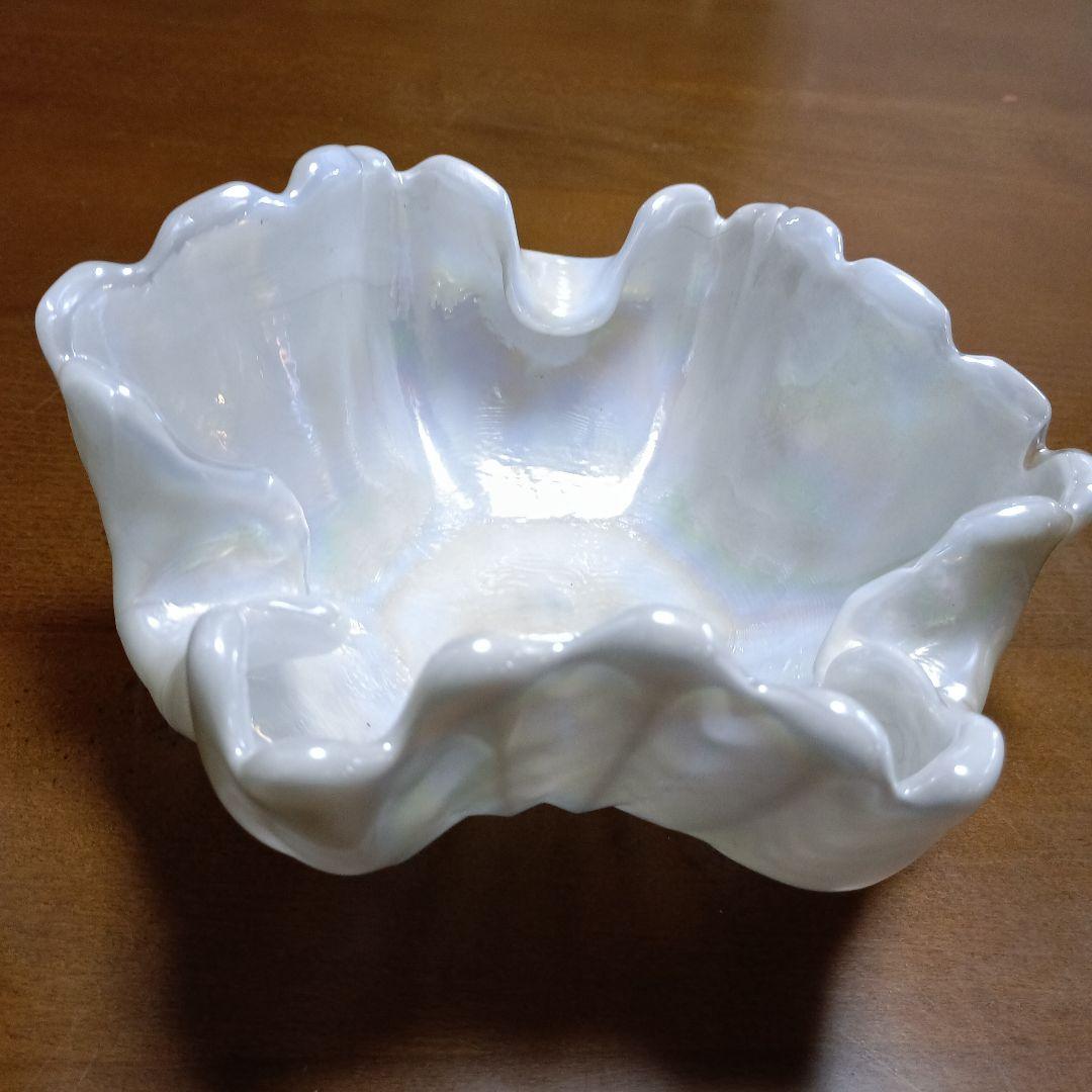 昭和レトロ♡パ－ルホワイト手作り2点