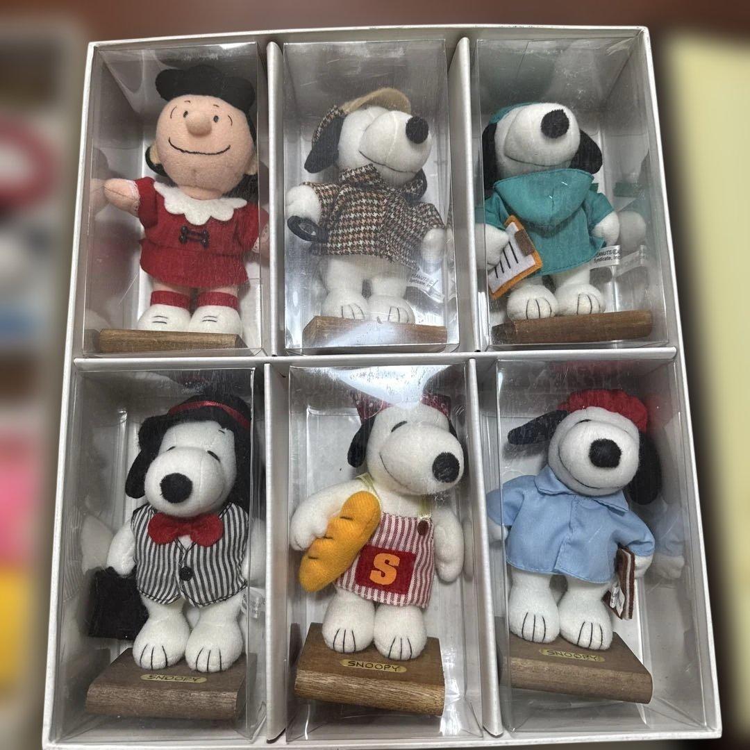 SNOOPY スヌーピー ミニドール コレクション 50周年　1-2-3-5