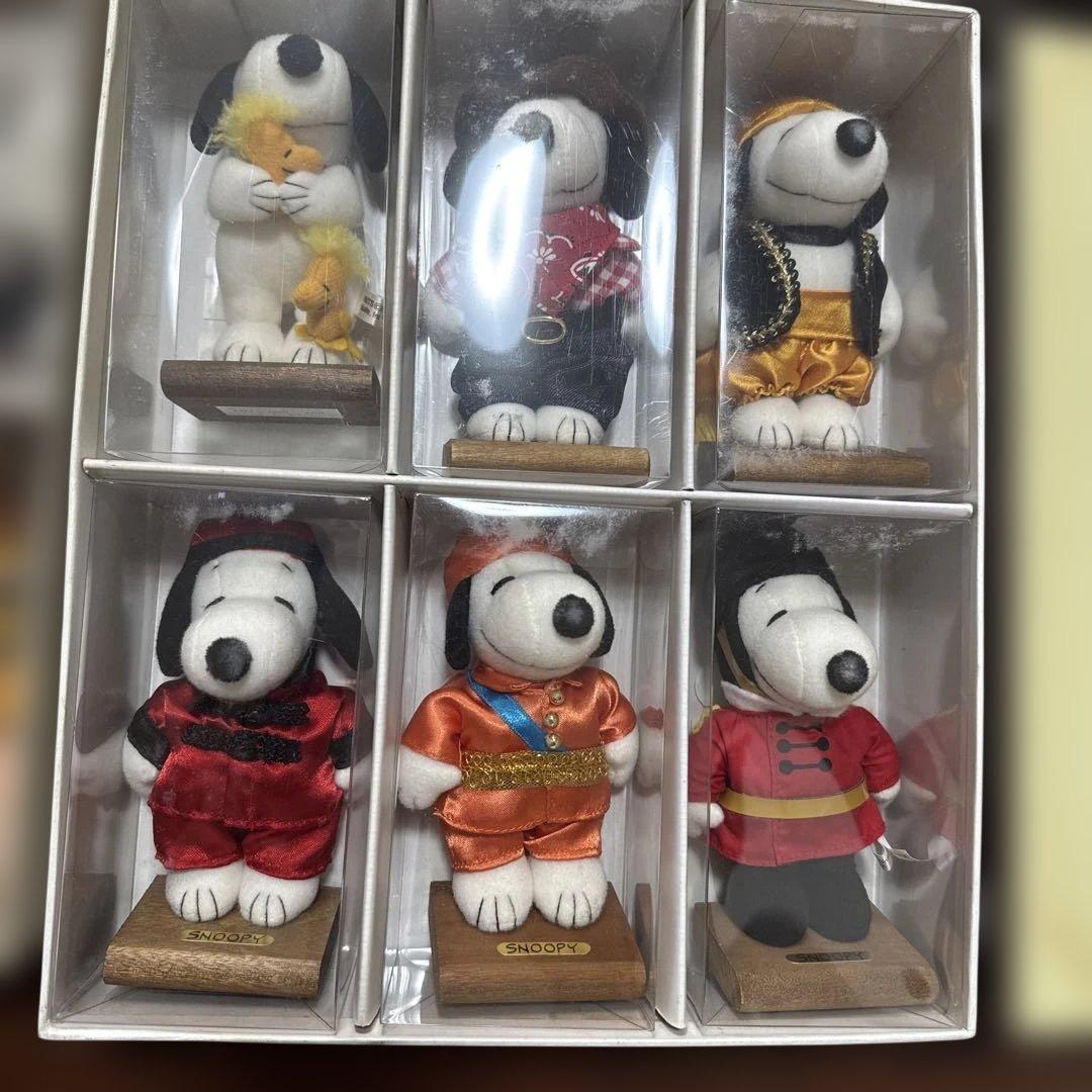 SNOOPY スヌーピー ミニドール コレクション 50周年　1-2-3-5