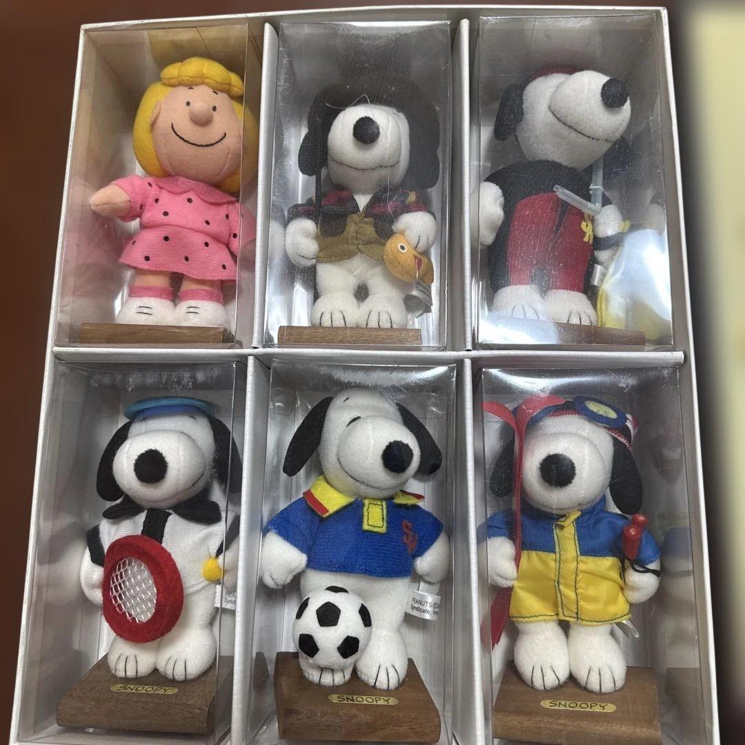 SNOOPY スヌーピー ミニドール コレクション 50周年　1-2-3-5