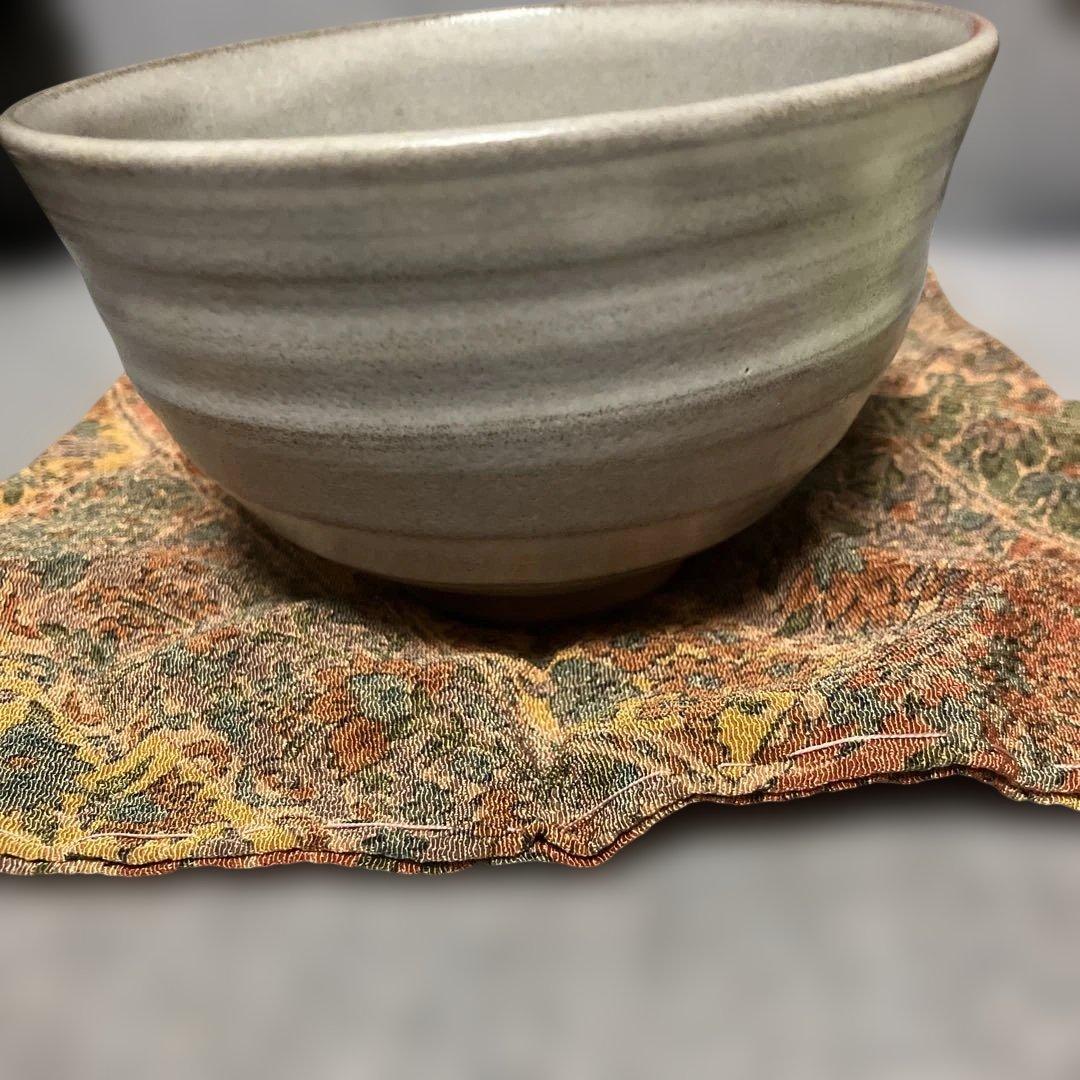 【名門】赤膚焼 古瀬堯三 抹茶碗 栞付き 赤膚山元窯 茶道具