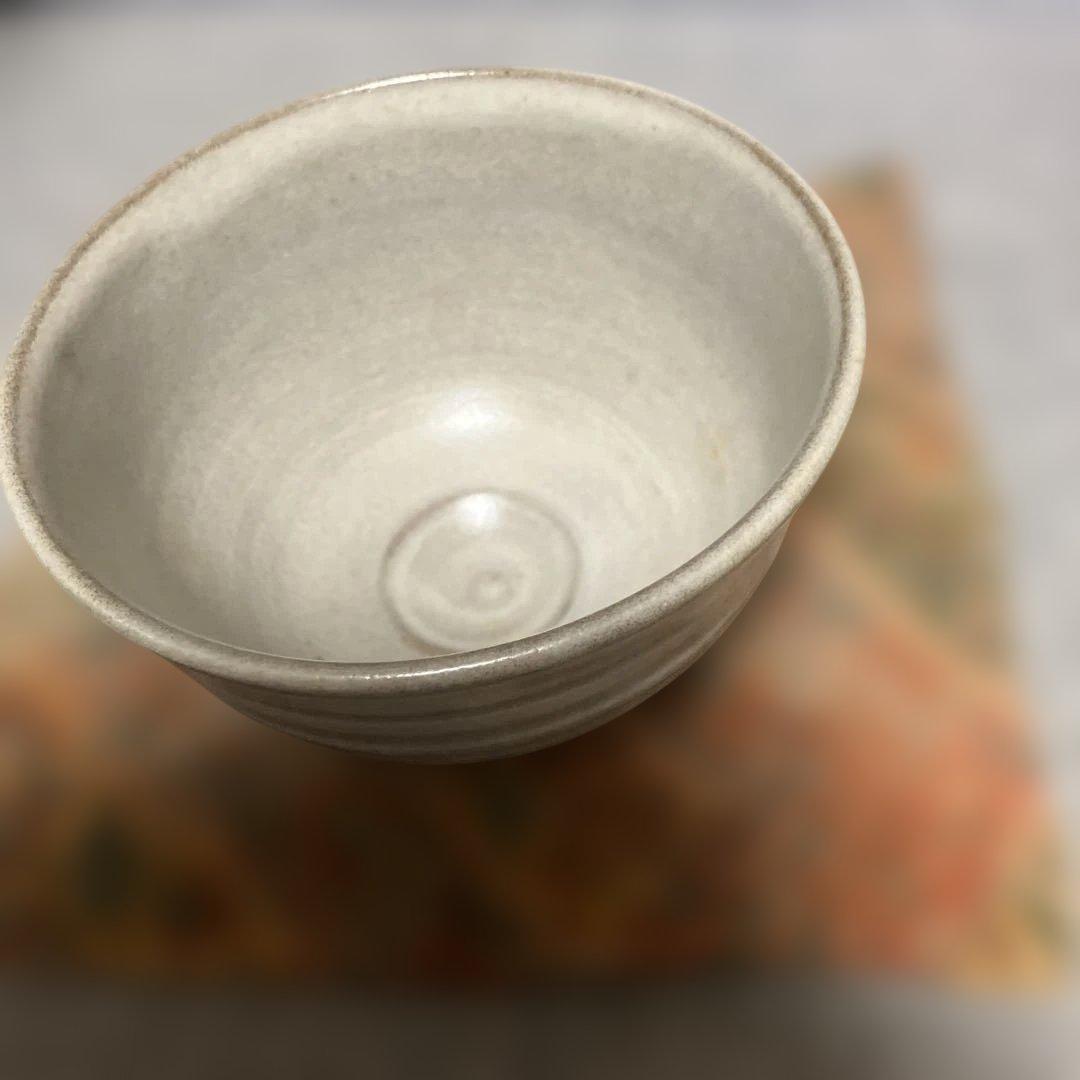 【名門】赤膚焼 古瀬堯三 抹茶碗 栞付き 赤膚山元窯 茶道具