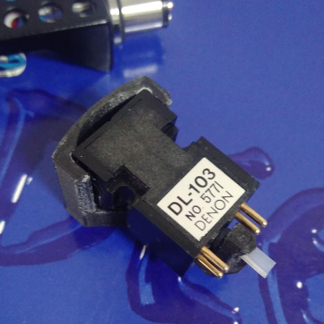 デノン MCカートリッジ DL-103 ヘッドシェル付き 音質特に優れています