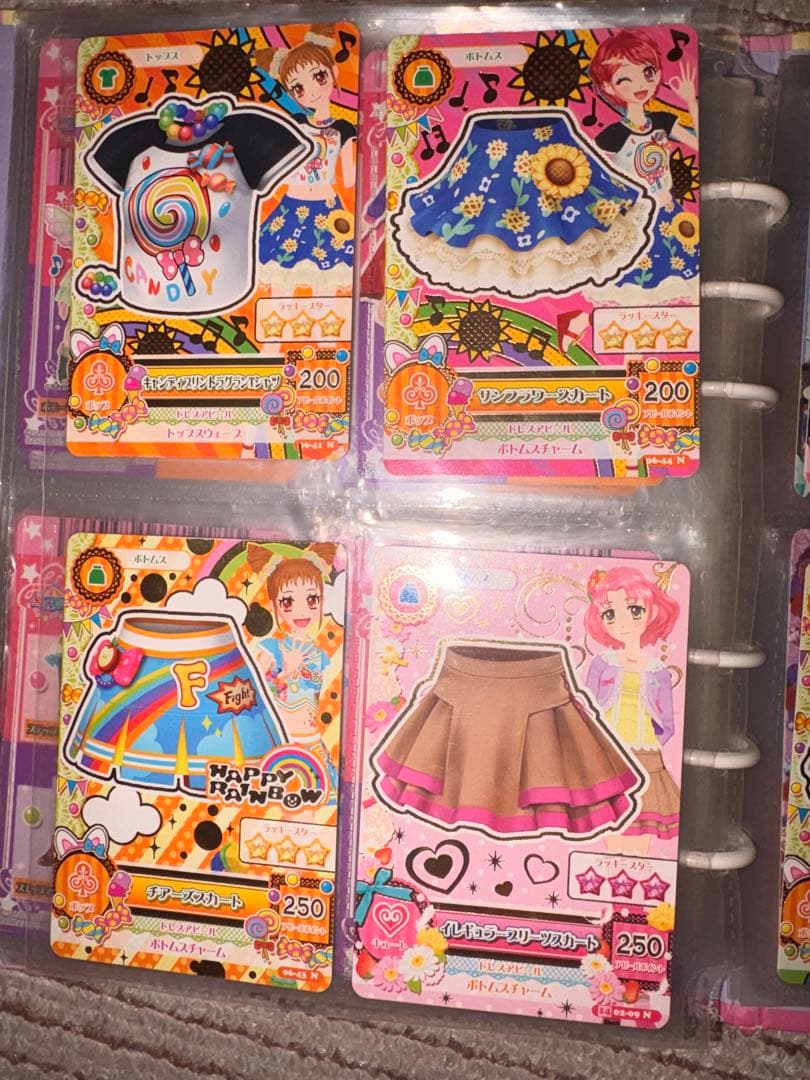 【値下げ】 アイカツ 公式バインダー ＋ カード54枚