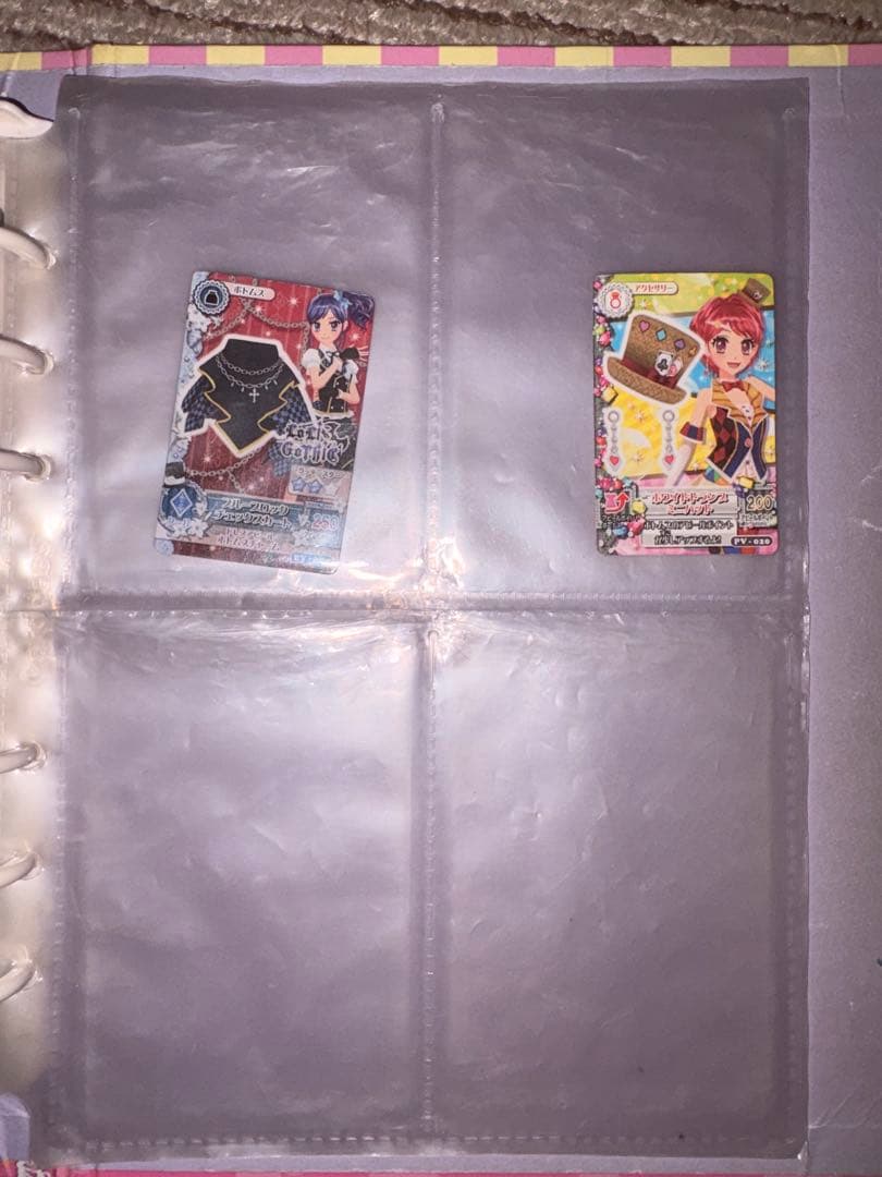 【値下げ】 アイカツ 公式バインダー ＋ カード54枚