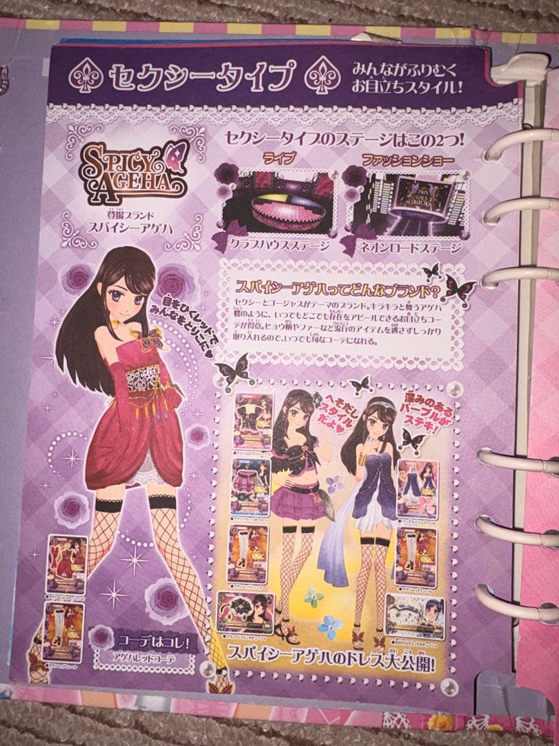 【値下げ】 アイカツ 公式バインダー ＋ カード54枚