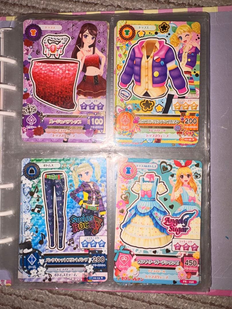 【値下げ】 アイカツ 公式バインダー ＋ カード54枚