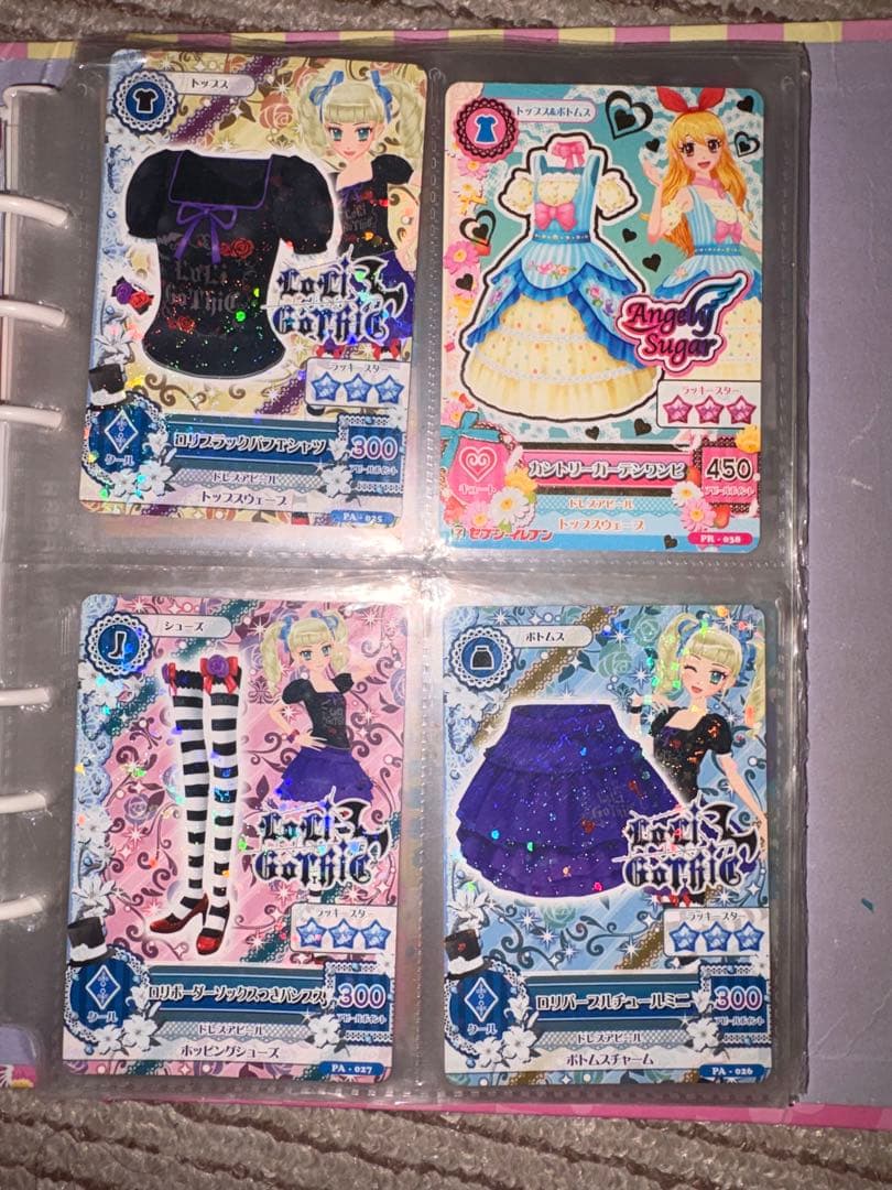 【値下げ】 アイカツ 公式バインダー ＋ カード54枚