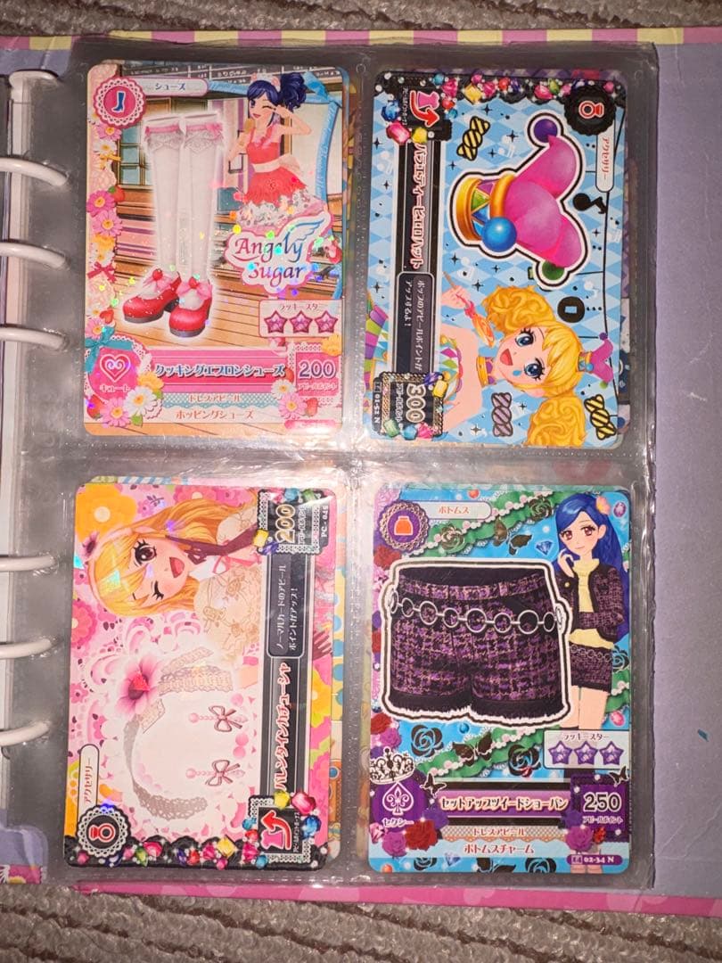 【値下げ】 アイカツ 公式バインダー ＋ カード54枚