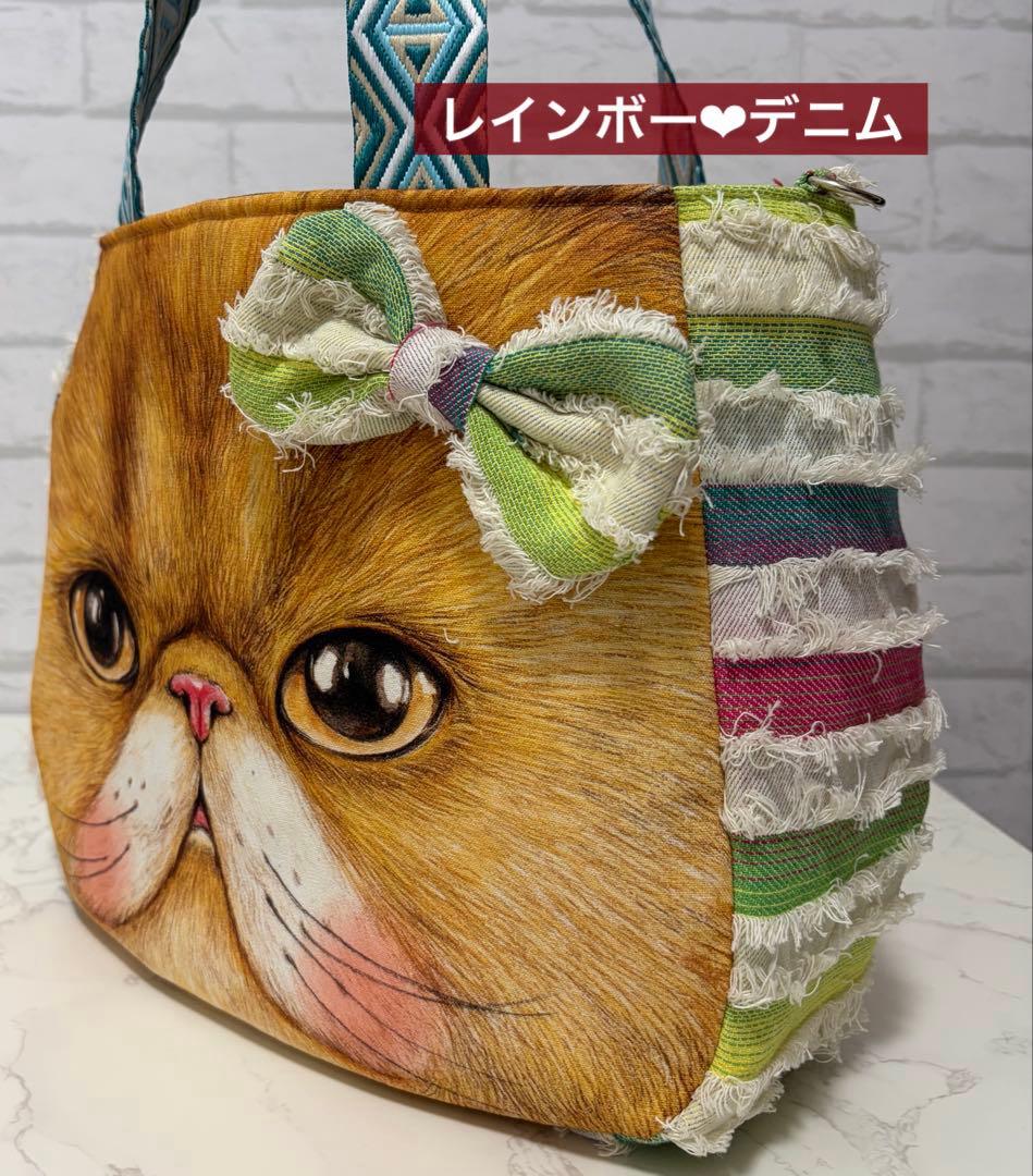 コヤンイサムチョン♡BIGフェイス♡レインボー♡クムくん♡ラウンドトートバック