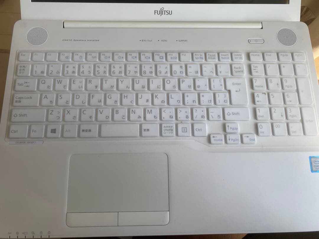 ノートパソコン 富士通 LIFEBOOK ホワイトAH50/C2
