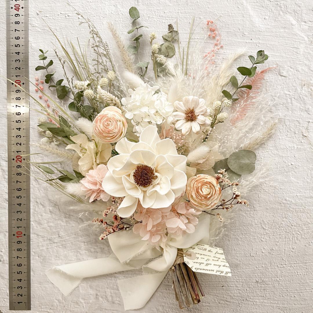 2点セット　ドライフラワー ブーケ セット ウェディング 前撮り