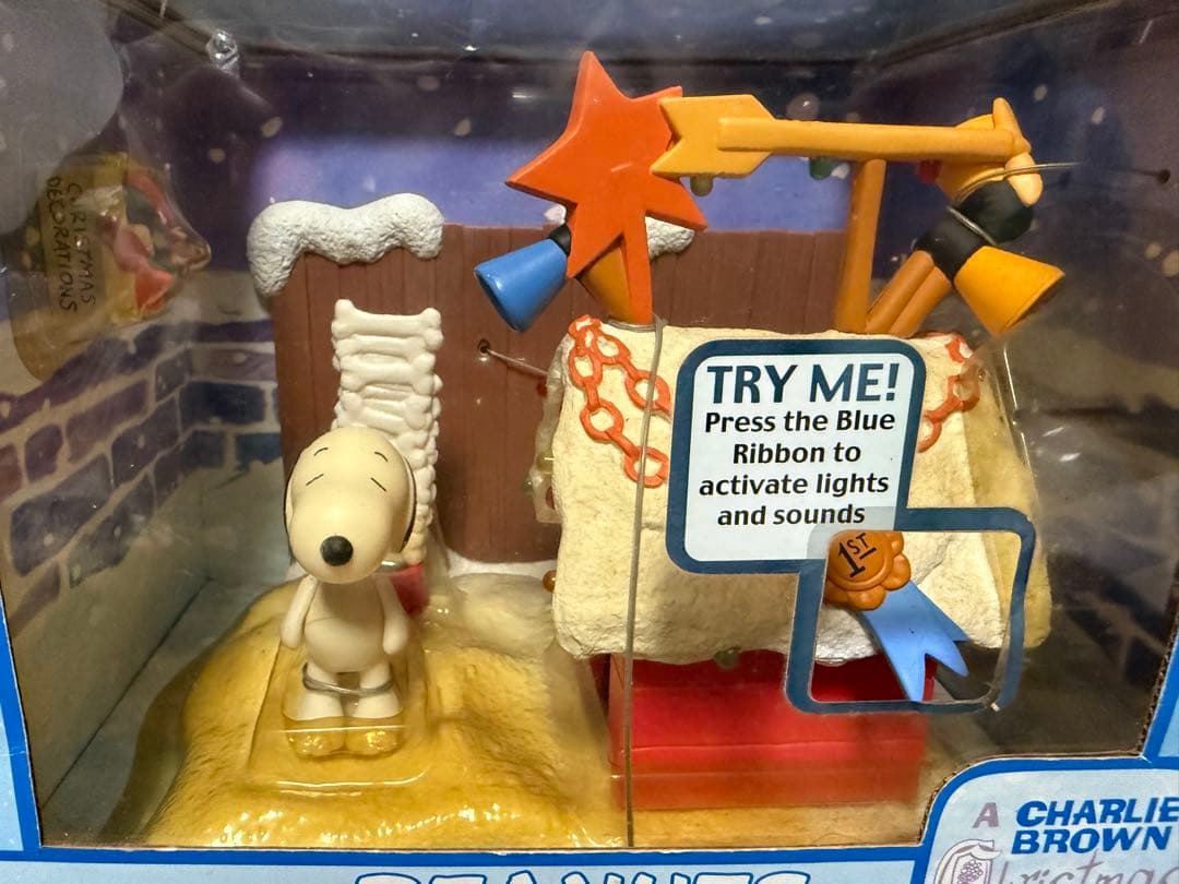 Snoopy's Contest Winning Display 未使用品。
